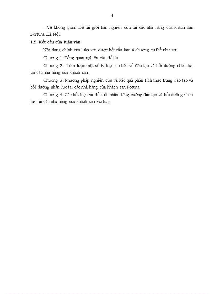 image for page Tăng cường đào tạo và bồi dưỡng nhân lực tại các nhà hàng của khách sạn Fortuna