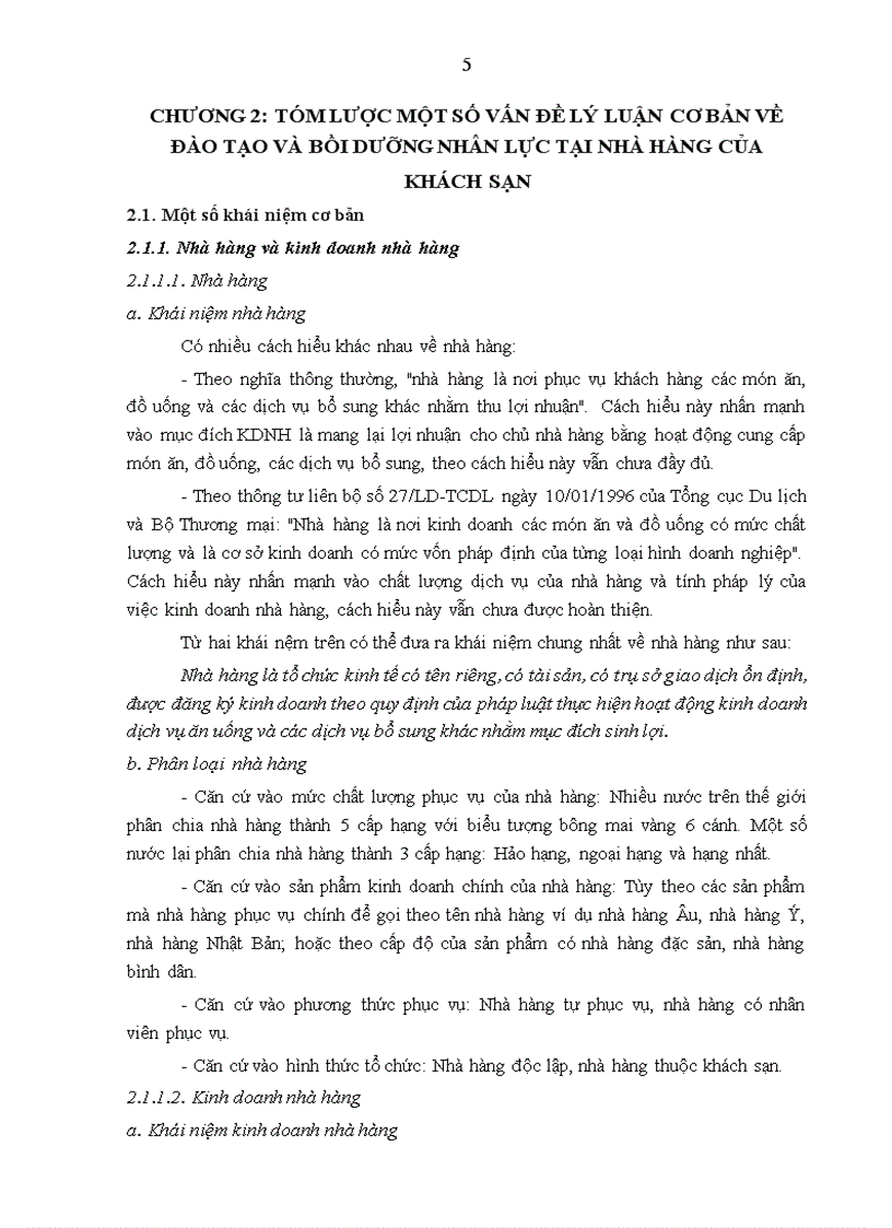 image for page Tăng cường đào tạo và bồi dưỡng nhân lực tại các nhà hàng của khách sạn Fortuna