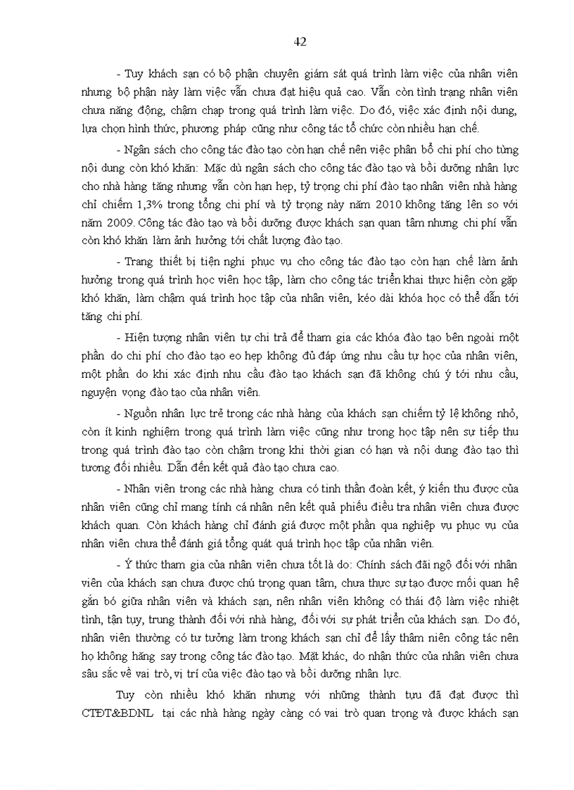 image for page Tăng cường đào tạo và bồi dưỡng nhân lực tại các nhà hàng của khách sạn Fortuna
