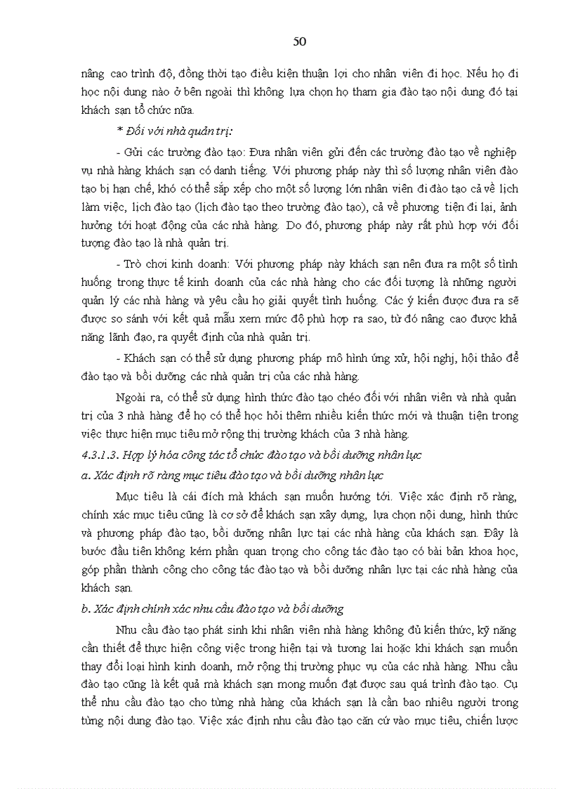 image for page Tăng cường đào tạo và bồi dưỡng nhân lực tại các nhà hàng của khách sạn Fortuna