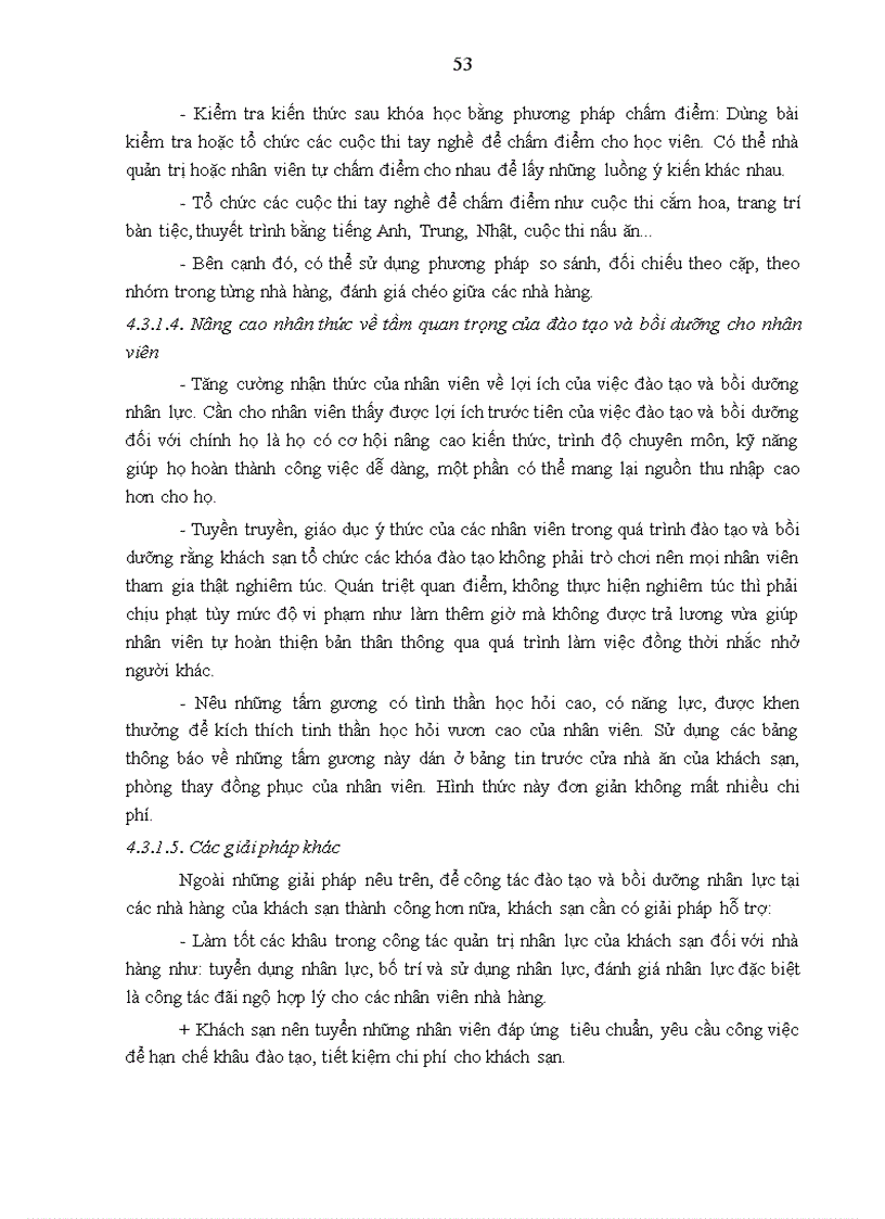 image for page Tăng cường đào tạo và bồi dưỡng nhân lực tại các nhà hàng của khách sạn Fortuna