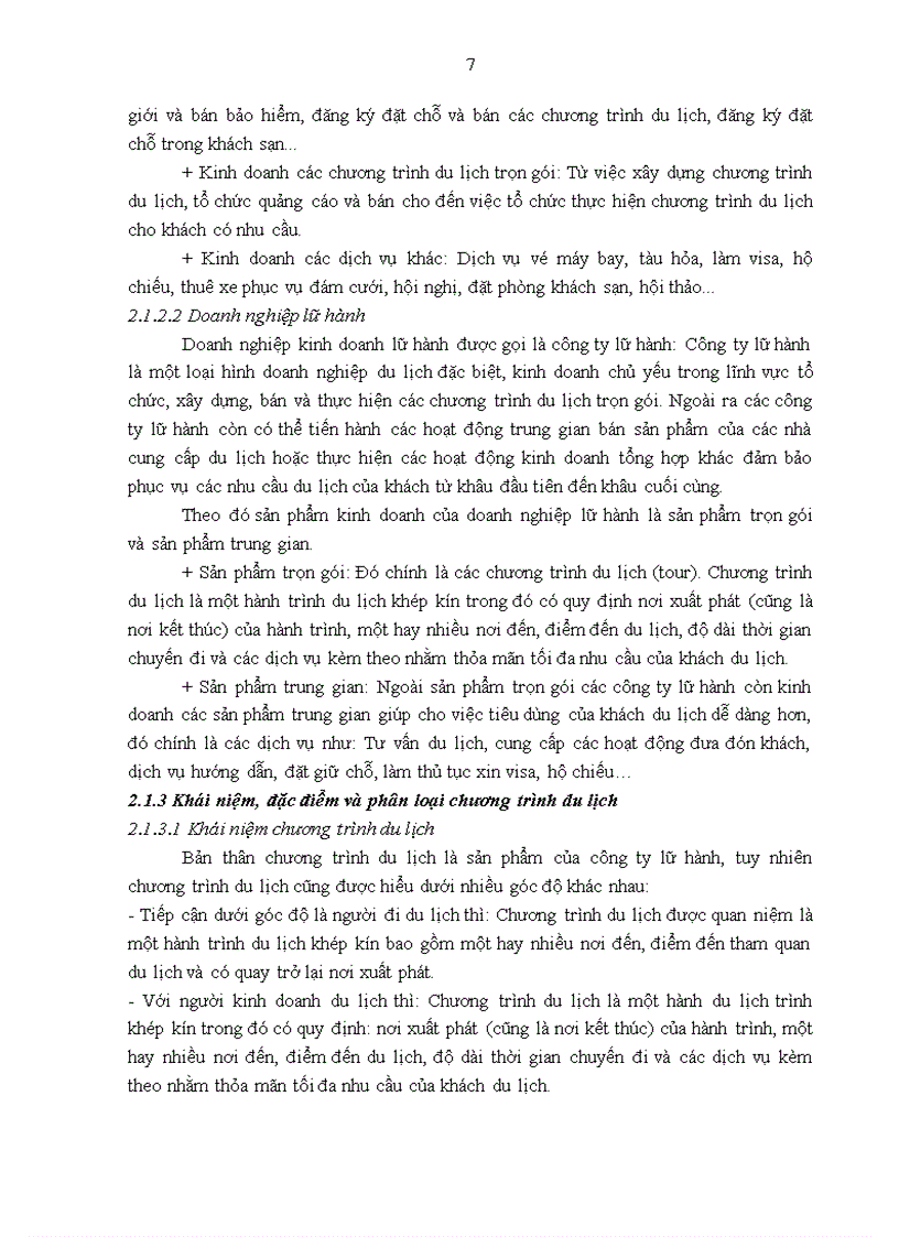 image for page Giải pháp hoàn thiện các chương trình du lịch của Công ty Lữ hành Saigontourist Hà Nội