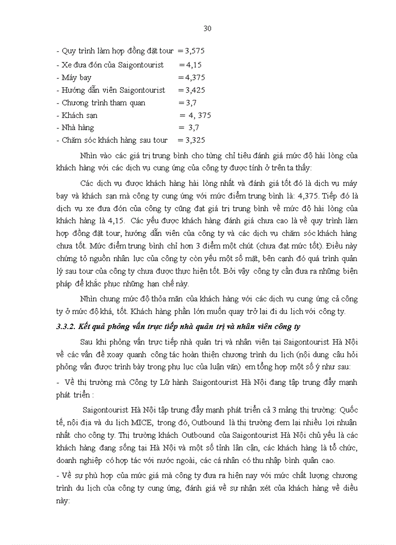 image for page Giải pháp hoàn thiện các chương trình du lịch của Công ty Lữ hành Saigontourist Hà Nội