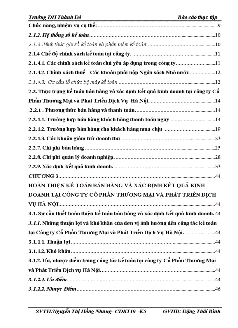 image for page Hoàn thiện kế toán tiêu thụ và xác định kết quả kinh doanh của công ty Cổ Phần Thương Mại và Phát Triển Dịch Vụ Hà Nôi
