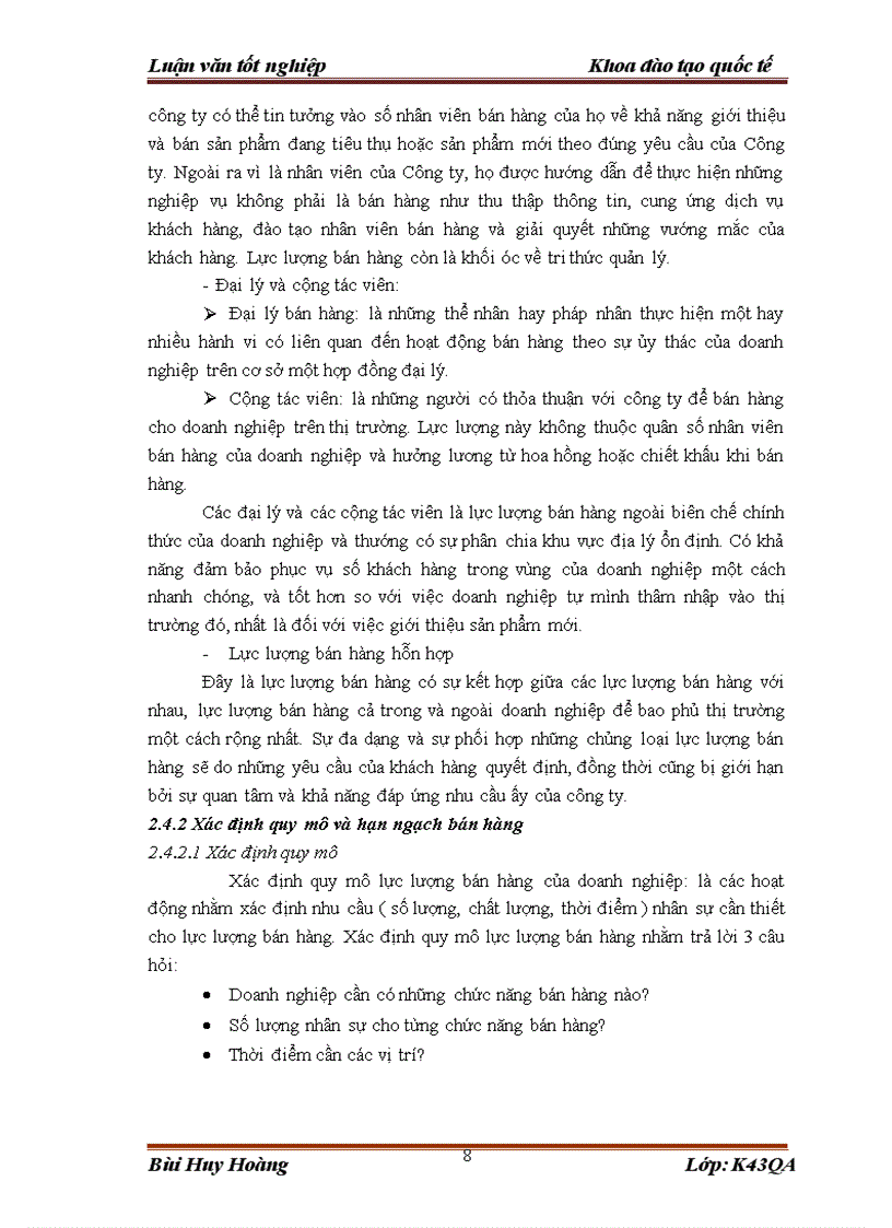 image for page Hoàn thiện công tác tổ chức lực lượng bán hàng tại công ty cổ phần thực phẩm sannam