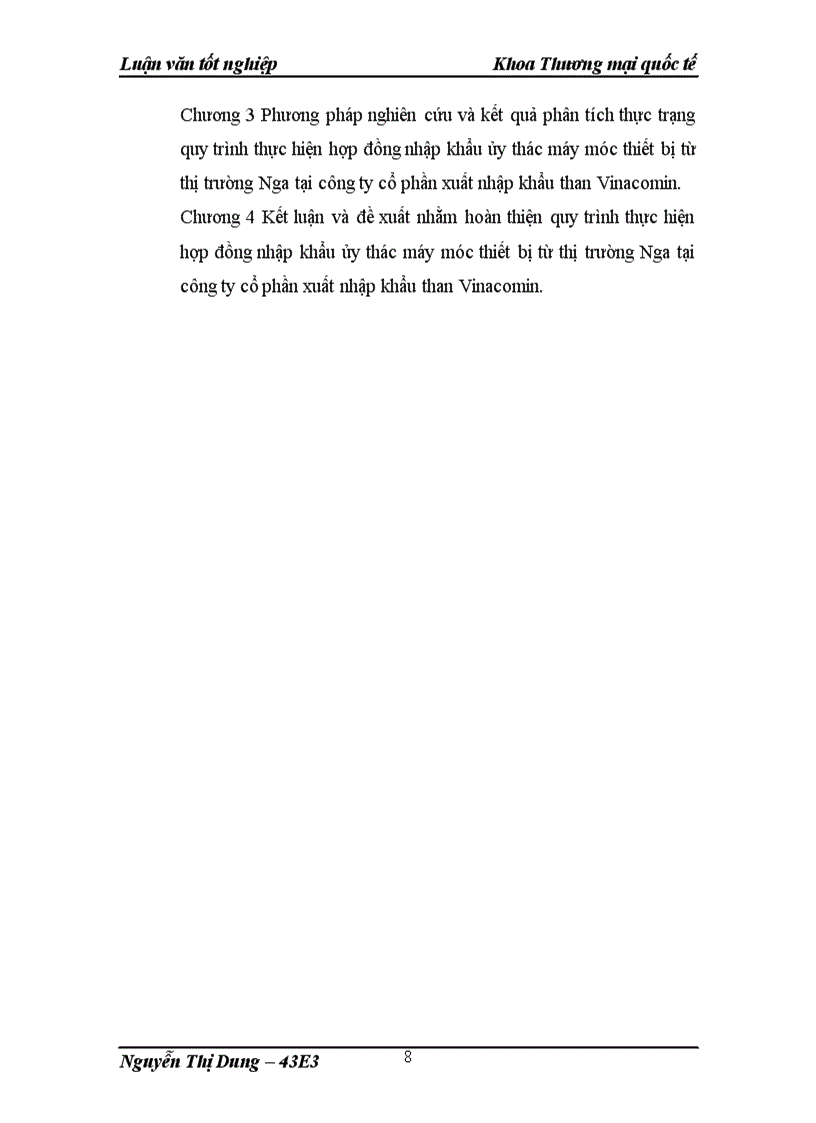 image for page Hoàn thiện quy trình thực hiện hợp đồng nhập khẩu ủy thác máy móc thiết bị từ thị trường Nga của công ty cổ phần xuất nhập khẩu than Vinacomin