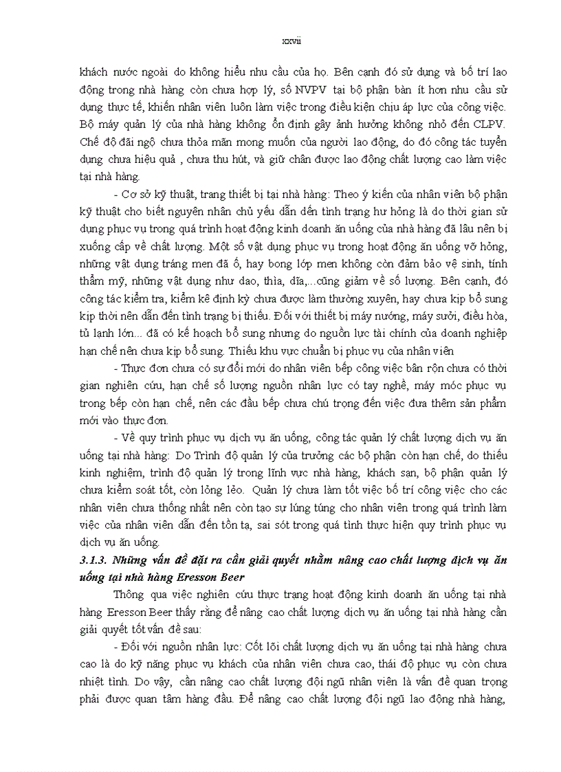 image for page Giải pháp nâng cao chất lượng dịch vụ ăn uống tại nhà hàng Eresson beer