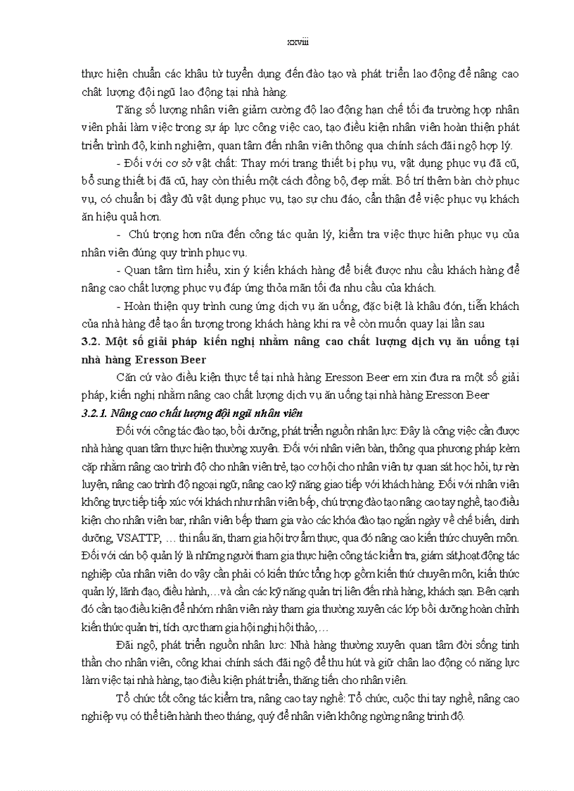 image for page Giải pháp nâng cao chất lượng dịch vụ ăn uống tại nhà hàng Eresson beer