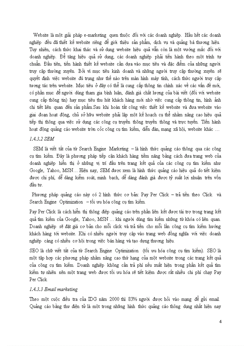 image for page Đề tài Giải pháp nâng cao chất lượng cung cấp dịch vụ Internet Marketing cho các doanh nghiệp thương mại vừa và nhỏ tại trung tâm phát triển thương mại điện tử Cục thương mại điện tử và công nghệ thong tin