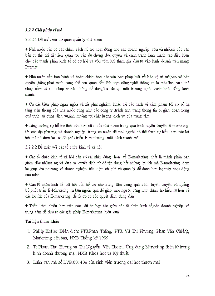 image for page Đề tài Giải pháp nâng cao chất lượng cung cấp dịch vụ Internet Marketing cho các doanh nghiệp thương mại vừa và nhỏ tại trung tâm phát triển thương mại điện tử Cục thương mại điện tử và công nghệ thong tin