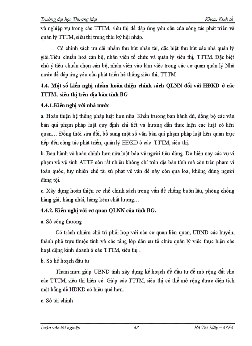 image for page Chính sách quản lý nhà nước đối với hoạt động kinh doanh ở các Trung tâm thương mại và siêu thị trên địa bàn Tỉnh Bắc Giang