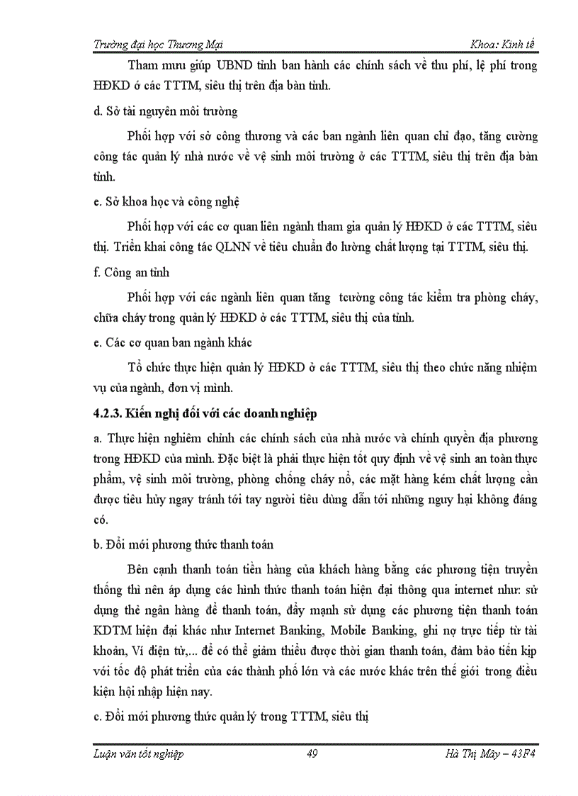 image for page Chính sách quản lý nhà nước đối với hoạt động kinh doanh ở các Trung tâm thương mại và siêu thị trên địa bàn Tỉnh Bắc Giang