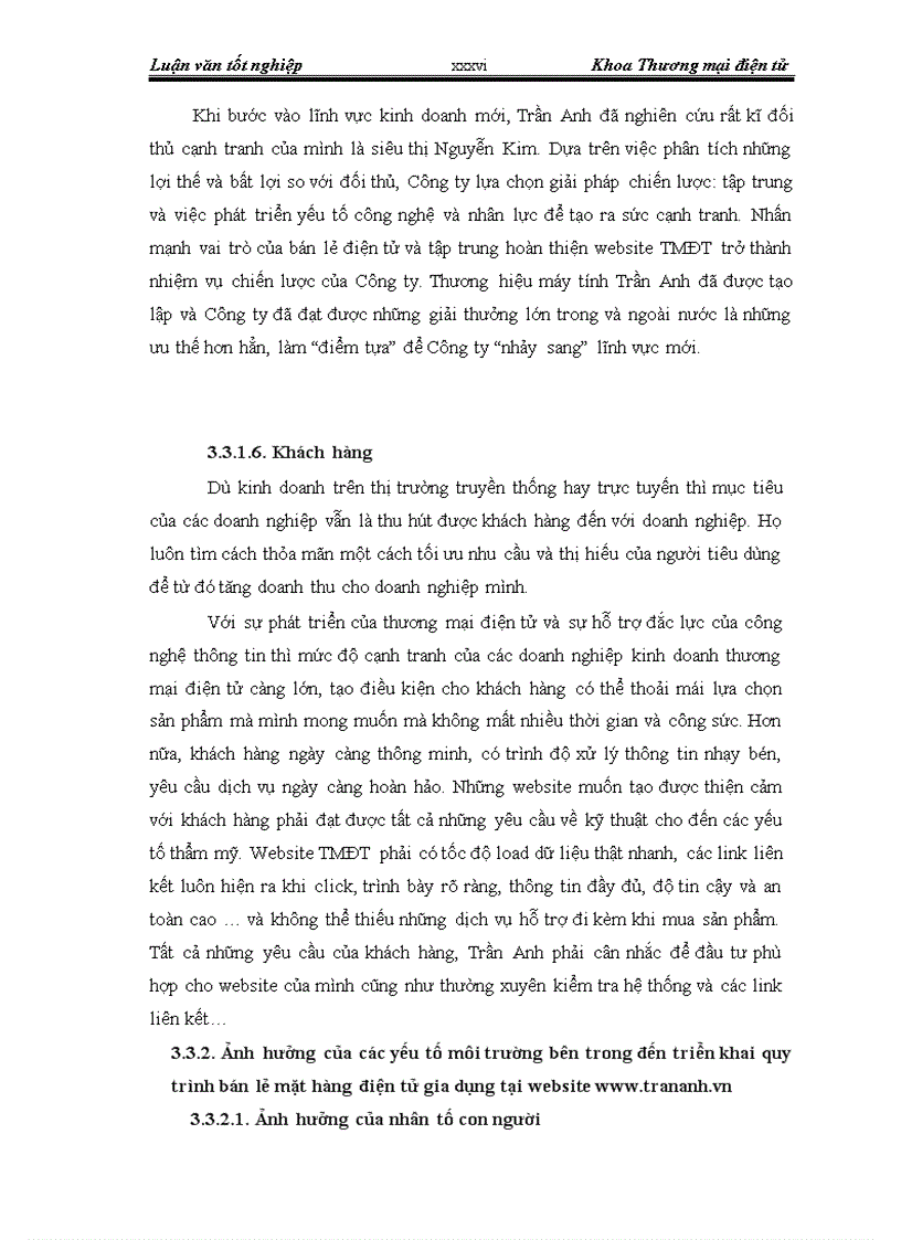image for page GIẢI PHÁP HOÀN THIỆN QUY TRÌNH BÁN LẺ MẶT HÀNG ĐIỆN TỬ GIA DỤNG TẠI WEBSITE www trananh vn CỦA CÔNG TY CỔ PHẦN THẾ GIỚI SỐ TRẦN ANH