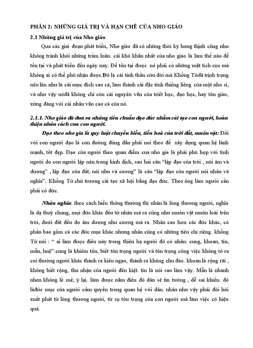 image for page Đánh giá những giá trị và hạn chế trong học thuyết Nho giáo