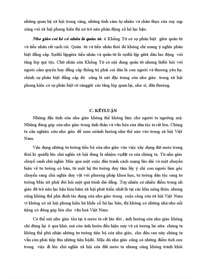image for page Đánh giá những giá trị và hạn chế trong học thuyết Nho giáo