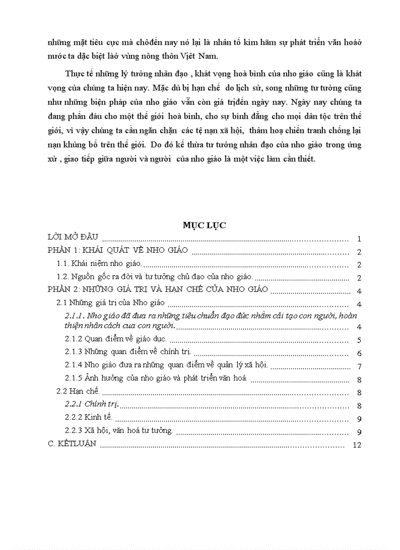 image for page Đánh giá những giá trị và hạn chế trong học thuyết Nho giáo