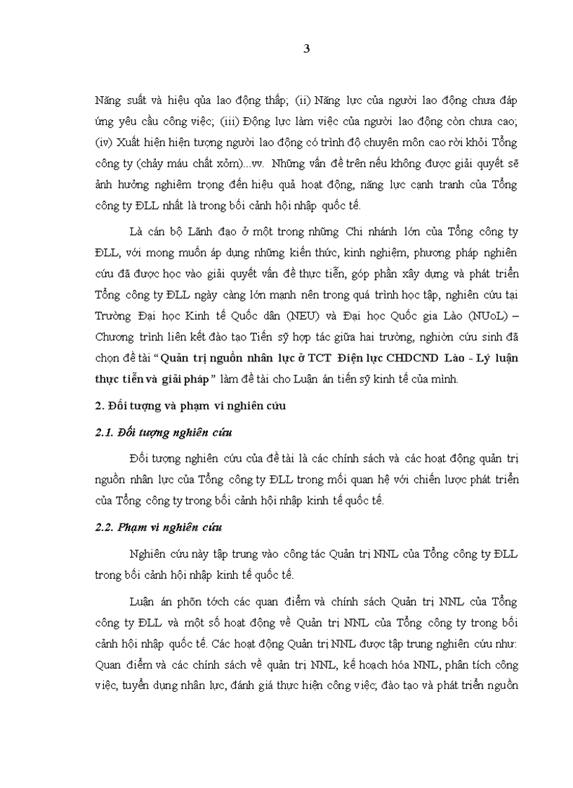 image for page Quản trị nguồn nhân lực ở TCT Điện lực CHDCND Lào Lý luận thực tiễn và giải pháp 1
