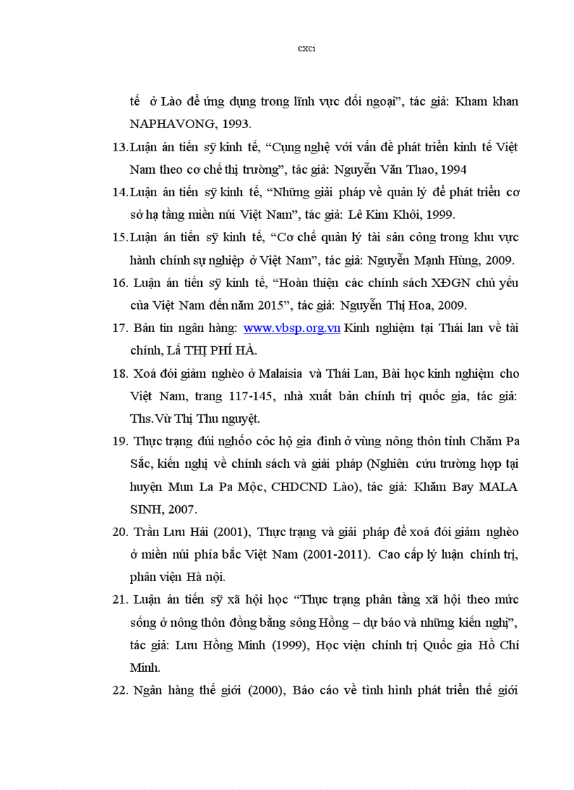image for page Hoàn thiện chính sách xoá đói giảm nghèo ở nông thôn các tỉnh miền núi phía bắc nước Cộng Hòa Dân chủ Nhân dân Lào qua tình hình thực tiễn ở tỉnh Xiêng khoảng