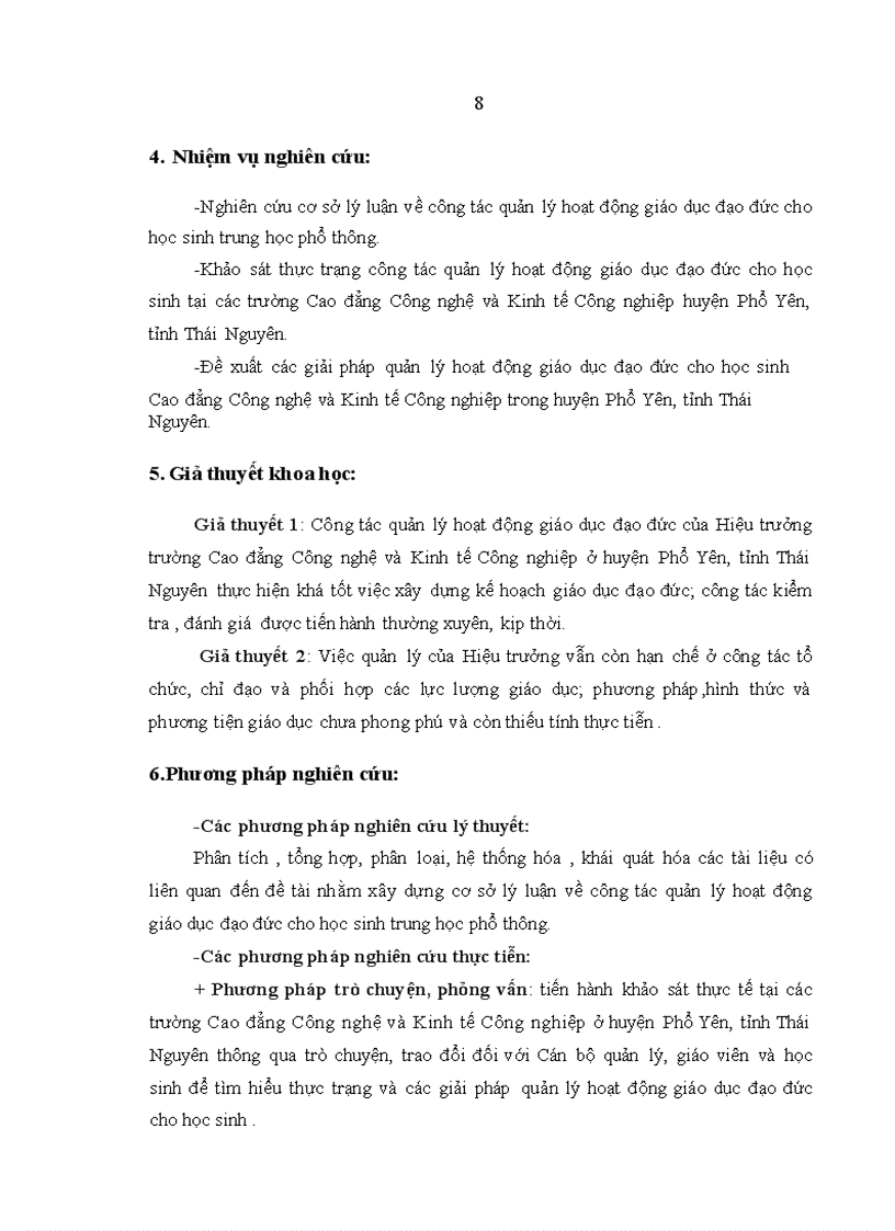 image for page Thực trạng công tác quản lý hoạt động giáo dục đạo đức cho học sinh trường cao đẳng công nghệ và kinh tế công nghiệp ở huyện phổ yên tỉnh thái nguyên