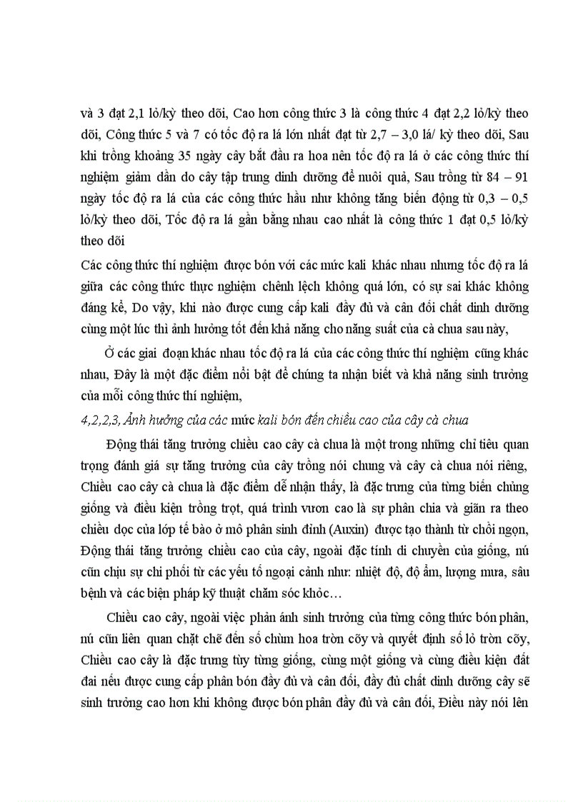 image for page Nghiên cứu ảnh hưởng của liều lượng kali bón đến sinh trưởng và phát triển của giống cà chua triển vọng TN386 vụ Đông Xuân sớm 2011 tại trường Đại học Nông Lâm Thái Nguyên