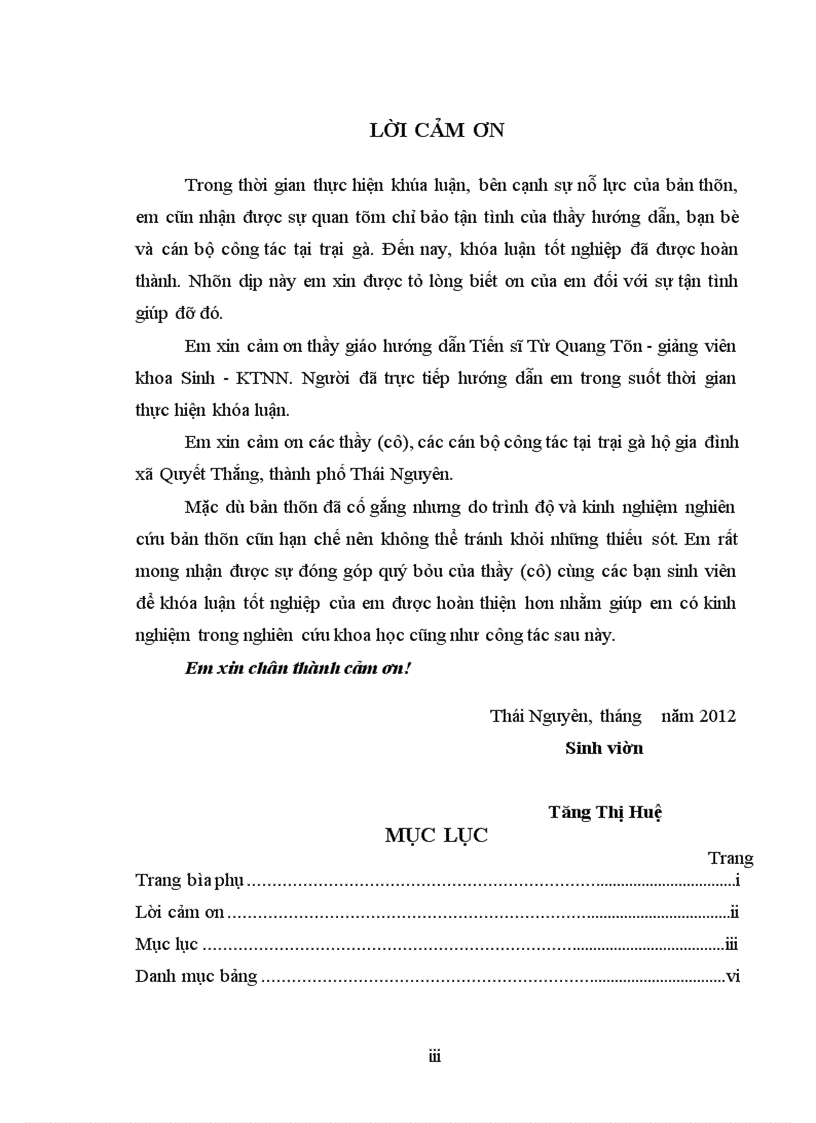 image for page KHẢO SÁT KHẢ NĂNG SINH TRƯỞNG VÀ TỶ LỆ ĐẺ CỦA GÀ LAI TRỐNG MÍA x MÁI F1 TRỐNG LƯƠNG PHƯỢNG x MÁI SASSO NUÔI TẠI THÁI NGUYÊN