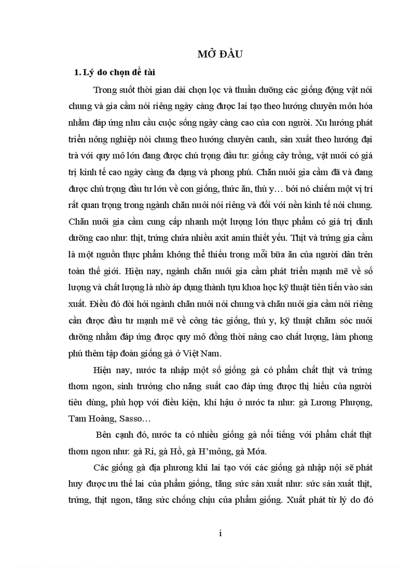 image for page KHẢO SÁT KHẢ NĂNG SINH TRƯỞNG VÀ TỶ LỆ ĐẺ CỦA GÀ LAI TRỐNG MÍA x MÁI F1 TRỐNG LƯƠNG PHƯỢNG x MÁI SASSO NUÔI TẠI THÁI NGUYÊN
