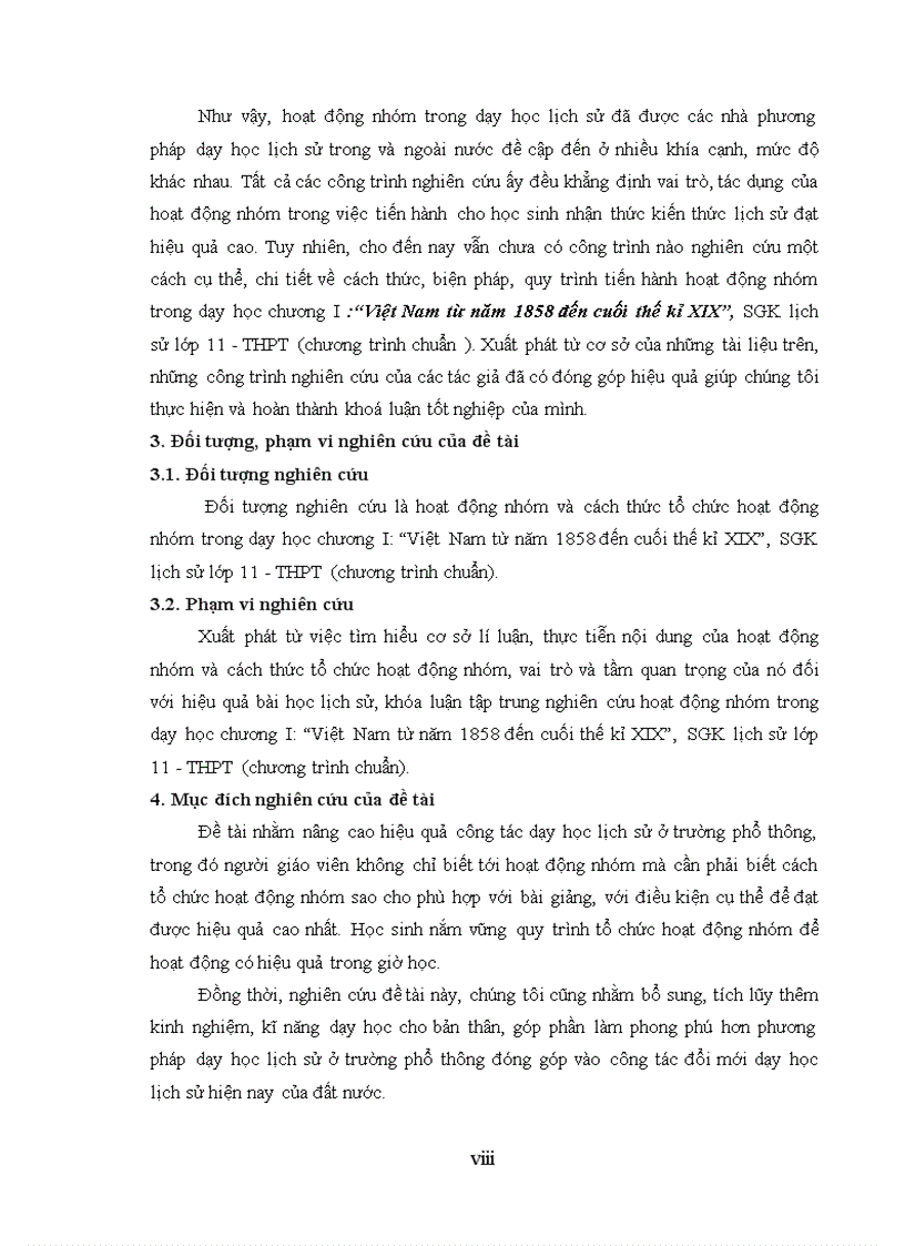 image for page Hoạt động nhóm trong dạy học chương i việt nam từ năm 1858 đến cuối thế kỷ xix sgk lịch sử lớp 11 thpt chương trình chuẩn