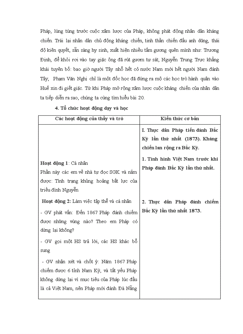 image for page Hoạt động nhóm trong dạy học chương i việt nam từ năm 1858 đến cuối thế kỷ xix sgk lịch sử lớp 11 thpt chương trình chuẩn