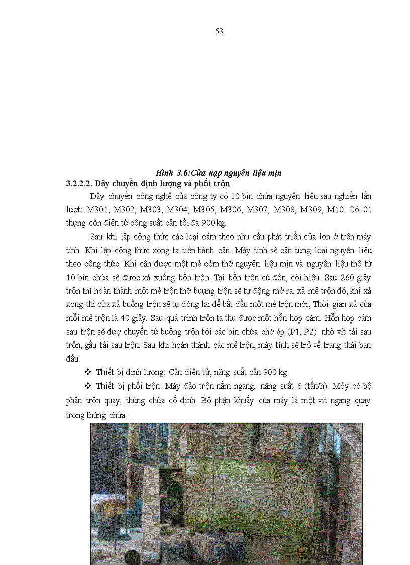 image for page Khảo sát quy trình công nghệ sản xuất thức ăn hỗn hợp dạng viên cho lợn thịt tại công ty cổ phần phát triển Việt Thái 1