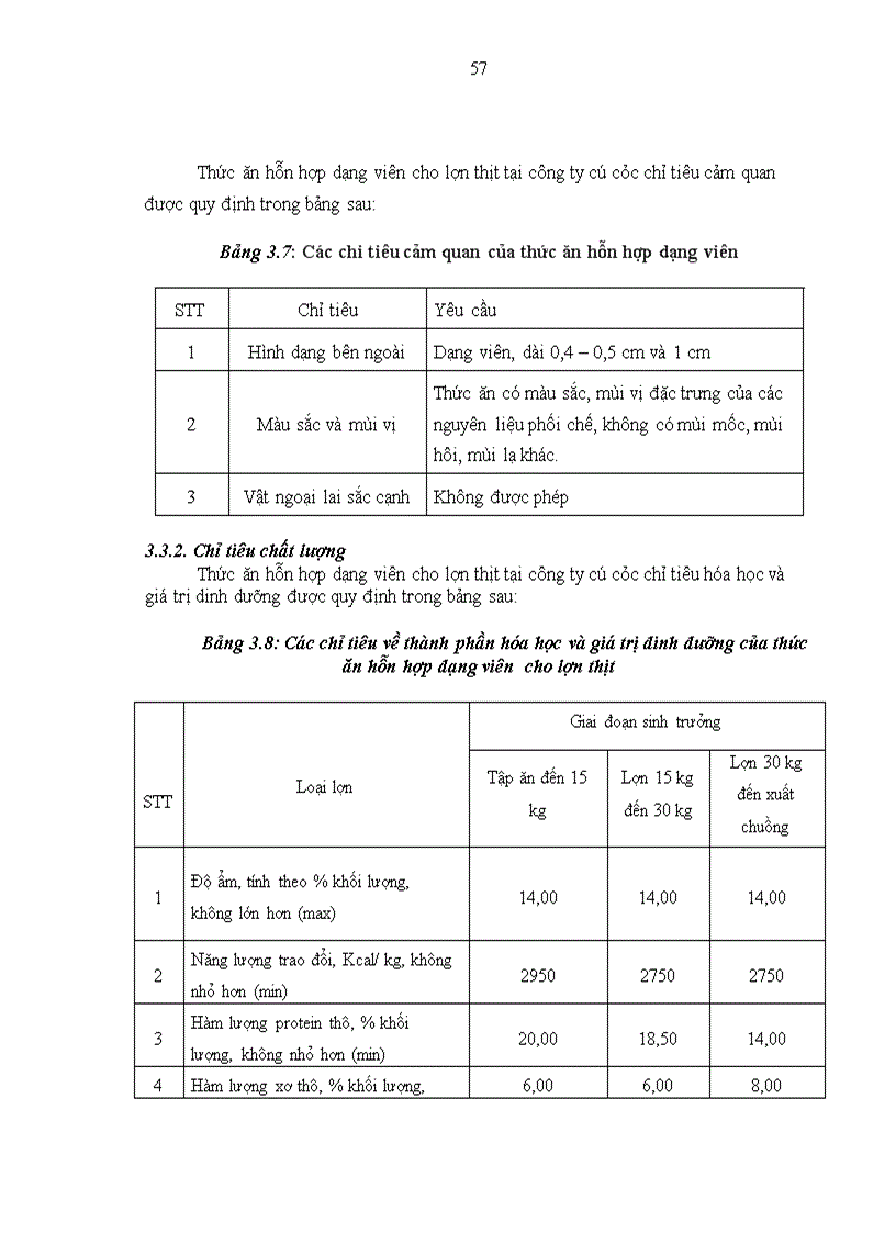 image for page Khảo sát quy trình công nghệ sản xuất thức ăn hỗn hợp dạng viên cho lợn thịt tại công ty cổ phần phát triển Việt Thái 1