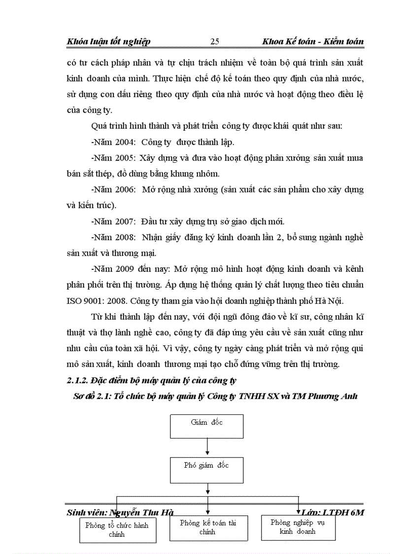 image for page Hoàn thiện công tác kế toán bán hàng và xác định kết quả bán hàng tại công ty TNHH SẢN XUẤT VÀ THƯƠNG MẠI PHƯƠNG ANH