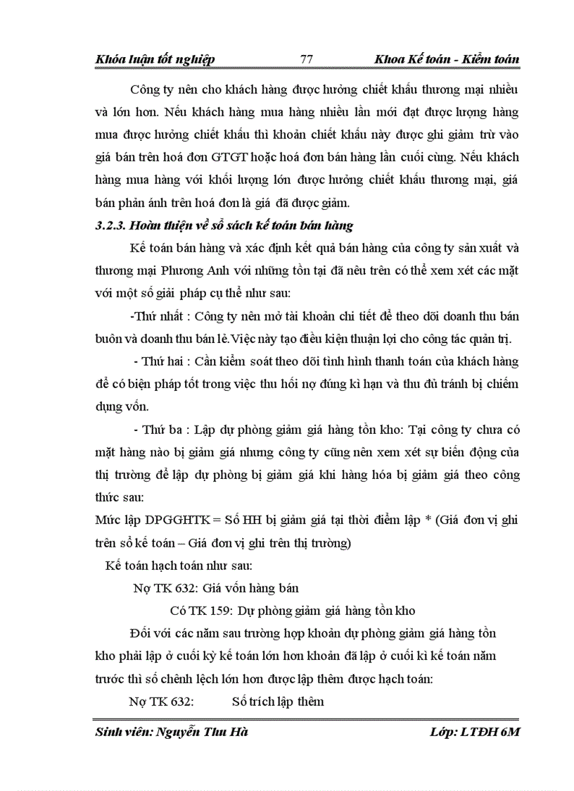 image for page Hoàn thiện công tác kế toán bán hàng và xác định kết quả bán hàng tại công ty TNHH SẢN XUẤT VÀ THƯƠNG MẠI PHƯƠNG ANH