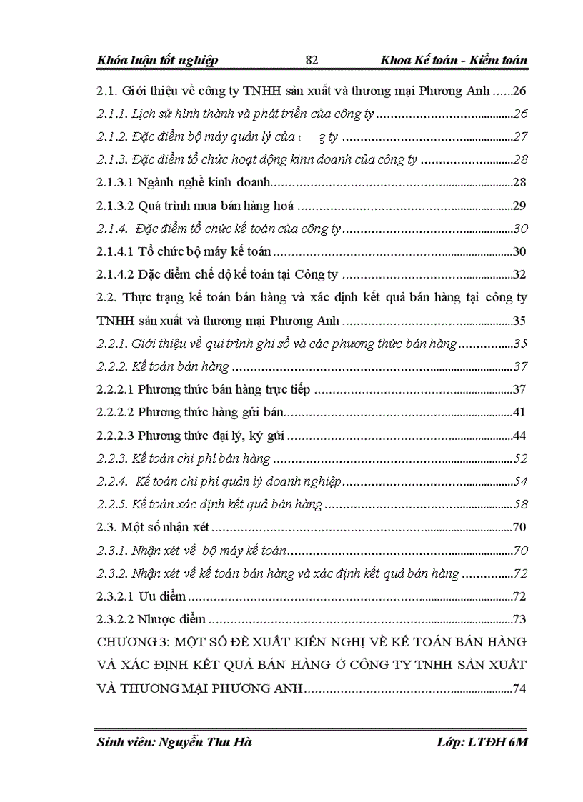 image for page Hoàn thiện công tác kế toán bán hàng và xác định kết quả bán hàng tại công ty TNHH SẢN XUẤT VÀ THƯƠNG MẠI PHƯƠNG ANH