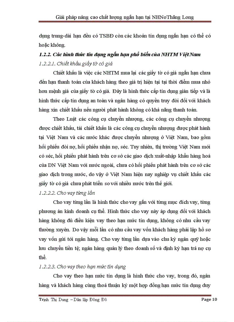 image for page Giải pháp nâng cao chất lượng tín dụng ngắn hạn tại Chi nhánh Thăng Long Ngân Hàng Nông Nghiệp Và Phát Triển Nông Thôn Việt Nam