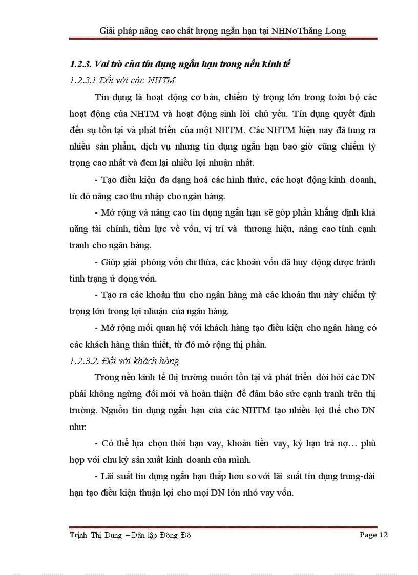image for page Giải pháp nâng cao chất lượng tín dụng ngắn hạn tại Chi nhánh Thăng Long Ngân Hàng Nông Nghiệp Và Phát Triển Nông Thôn Việt Nam