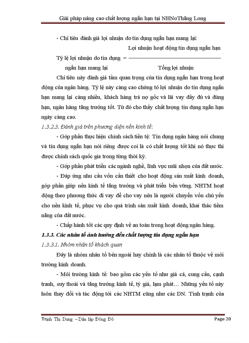 image for page Giải pháp nâng cao chất lượng tín dụng ngắn hạn tại Chi nhánh Thăng Long Ngân Hàng Nông Nghiệp Và Phát Triển Nông Thôn Việt Nam