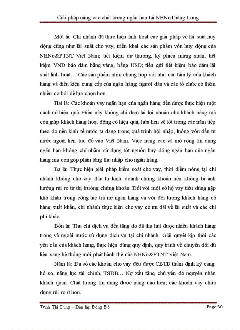 image for page Giải pháp nâng cao chất lượng tín dụng ngắn hạn tại Chi nhánh Thăng Long Ngân Hàng Nông Nghiệp Và Phát Triển Nông Thôn Việt Nam