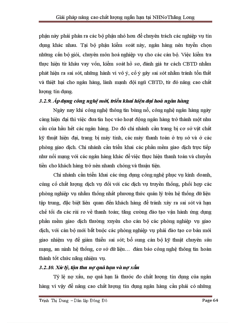 image for page Giải pháp nâng cao chất lượng tín dụng ngắn hạn tại Chi nhánh Thăng Long Ngân Hàng Nông Nghiệp Và Phát Triển Nông Thôn Việt Nam