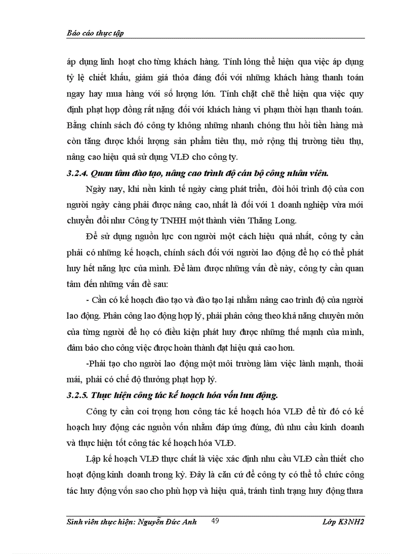 image for page Vốn lưu động và một số biện pháp nhằm nâng cao hiệu quả sử dụng vốn lưu động tại Công ty TNHH một thành viên Thăng Long