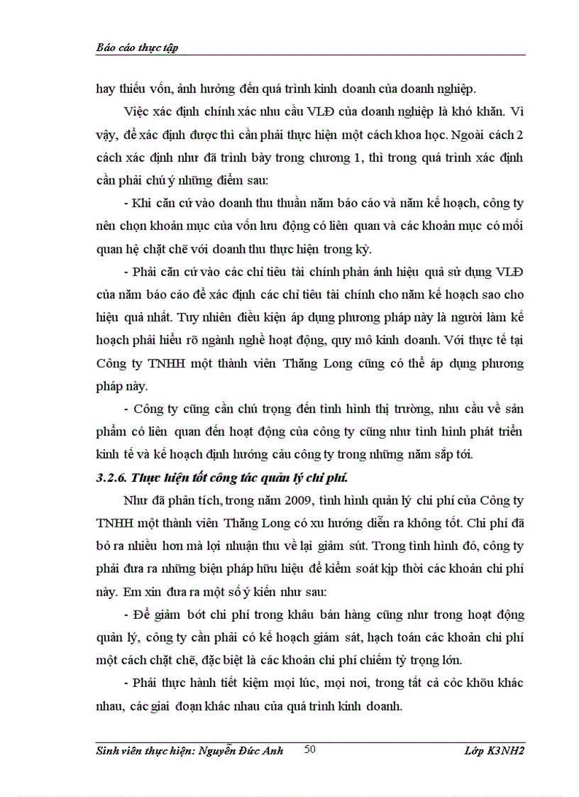 image for page Vốn lưu động và một số biện pháp nhằm nâng cao hiệu quả sử dụng vốn lưu động tại Công ty TNHH một thành viên Thăng Long
