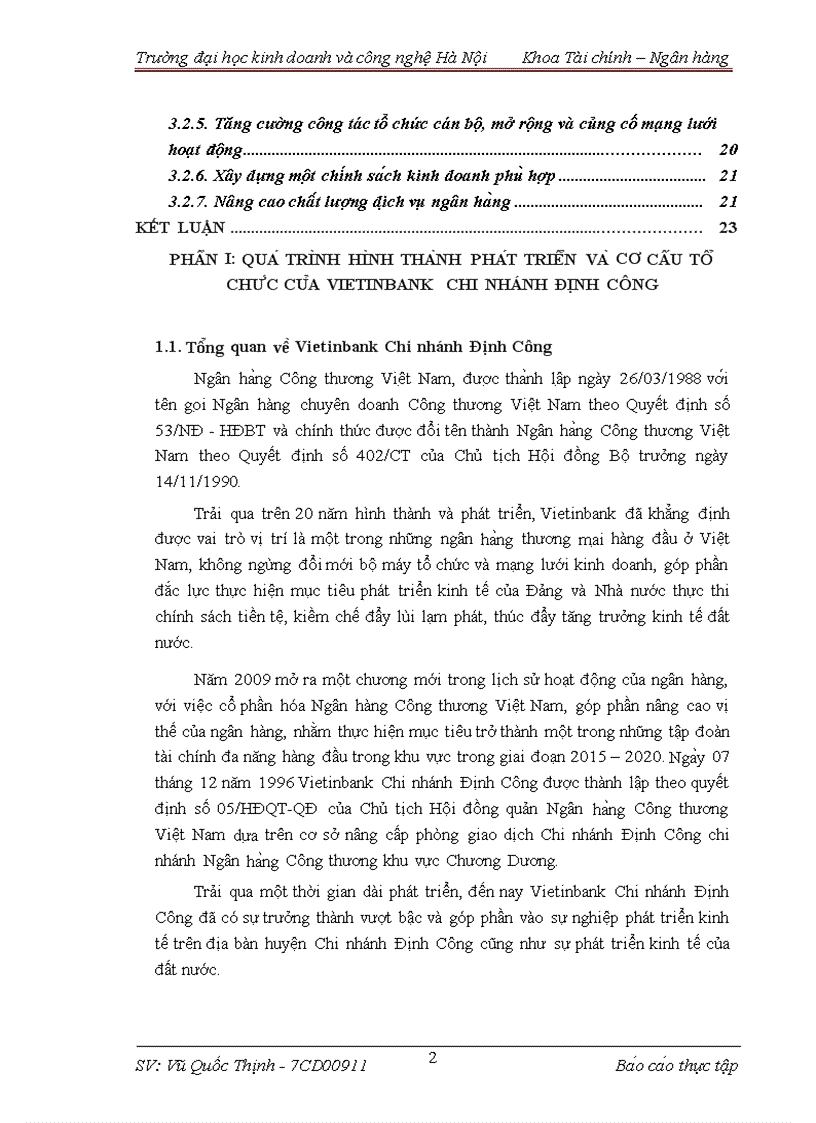 image for page Thực trạng hoạt động sản xuất kinh doanh của vietinbank chi nhánh định công