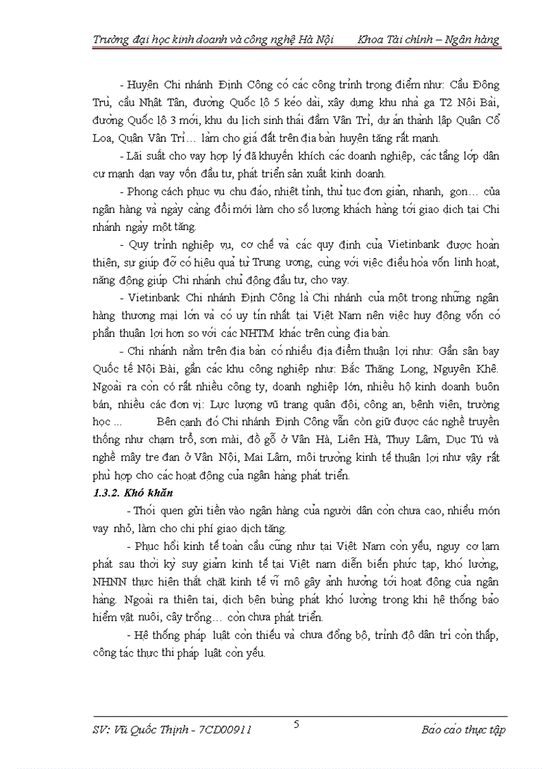 image for page Thực trạng hoạt động sản xuất kinh doanh của vietinbank chi nhánh định công