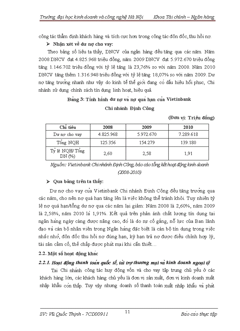image for page Thực trạng hoạt động sản xuất kinh doanh của vietinbank chi nhánh định công
