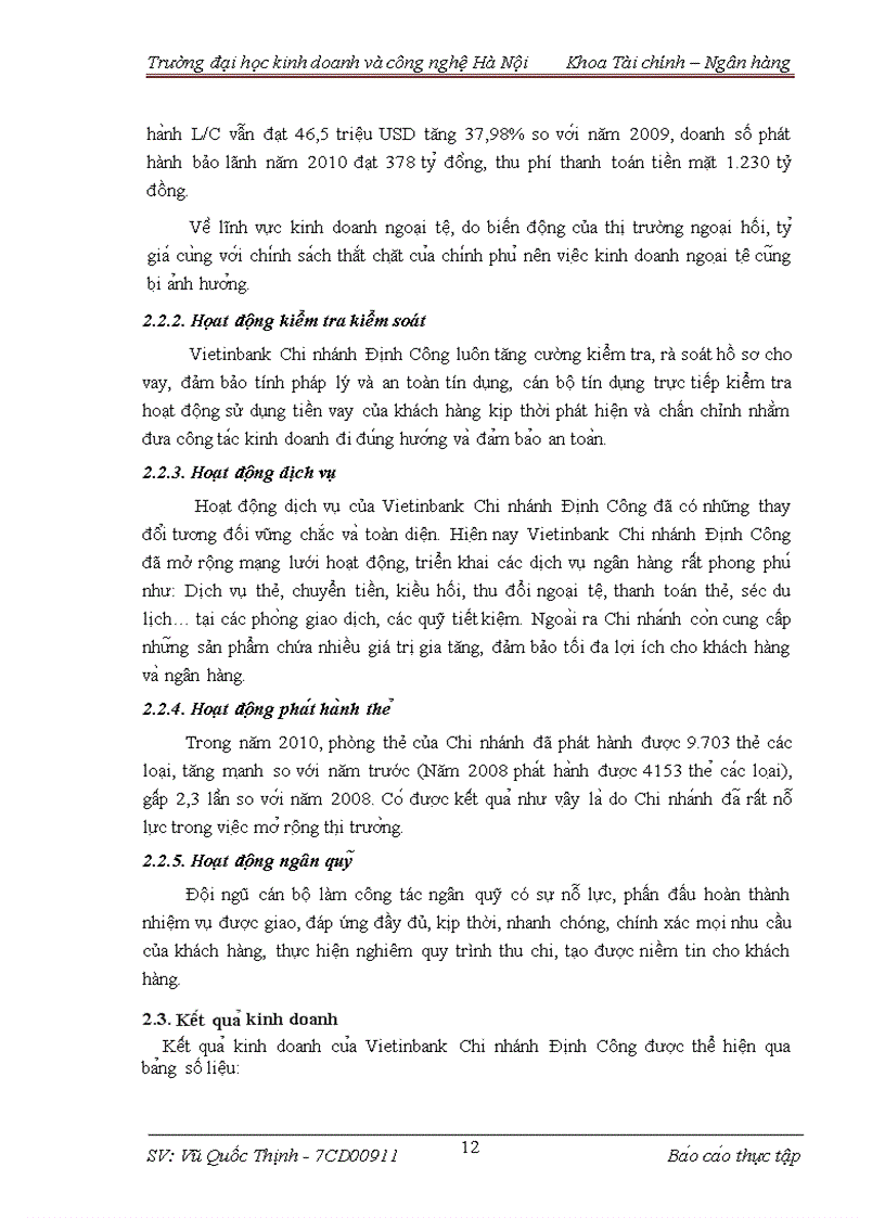 image for page Thực trạng hoạt động sản xuất kinh doanh của vietinbank chi nhánh định công