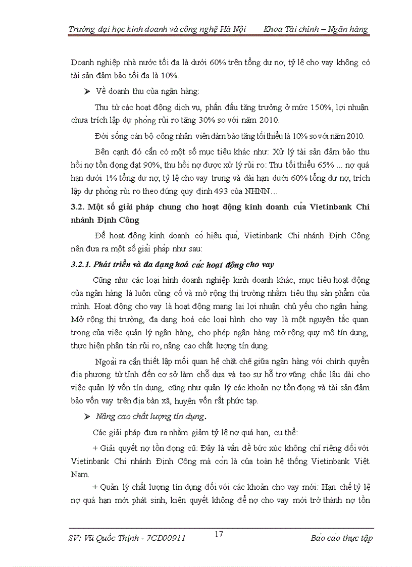 image for page Thực trạng hoạt động sản xuất kinh doanh của vietinbank chi nhánh định công