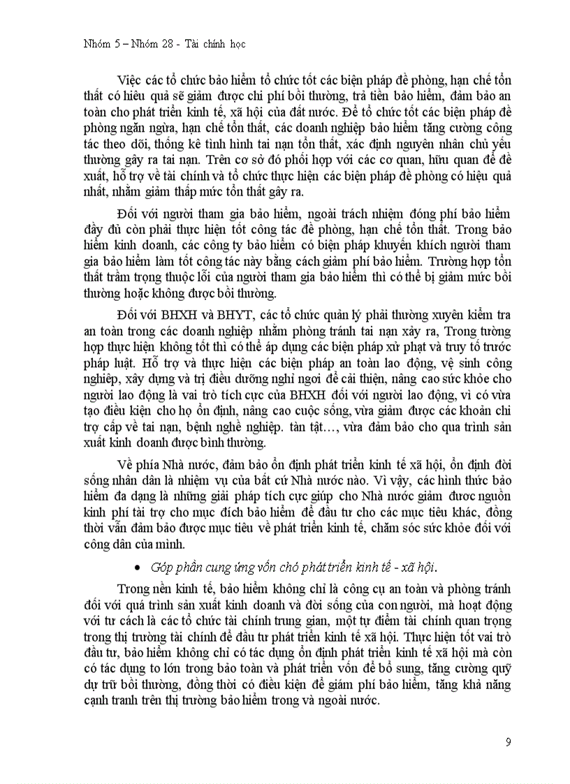 image for page Bảo hiểm trong kinh doanh