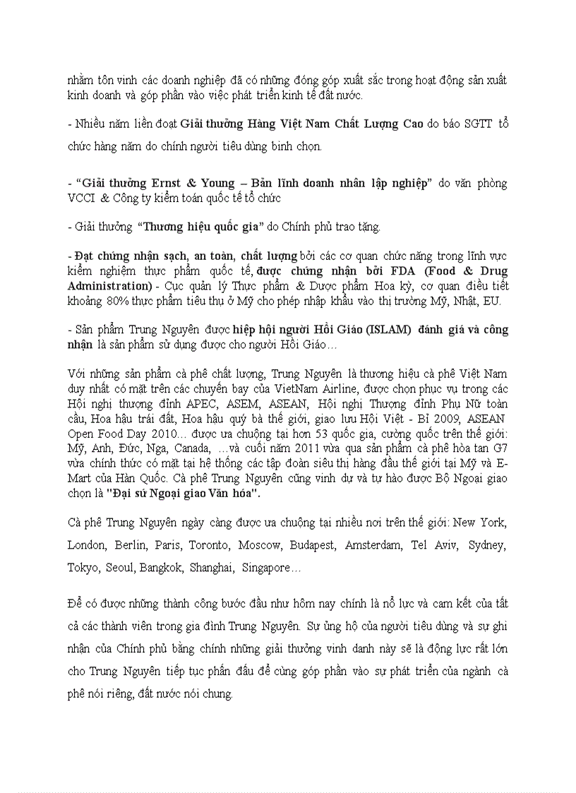 image for page Chiến lược marketing mix của công ty cà phê trung nguyên