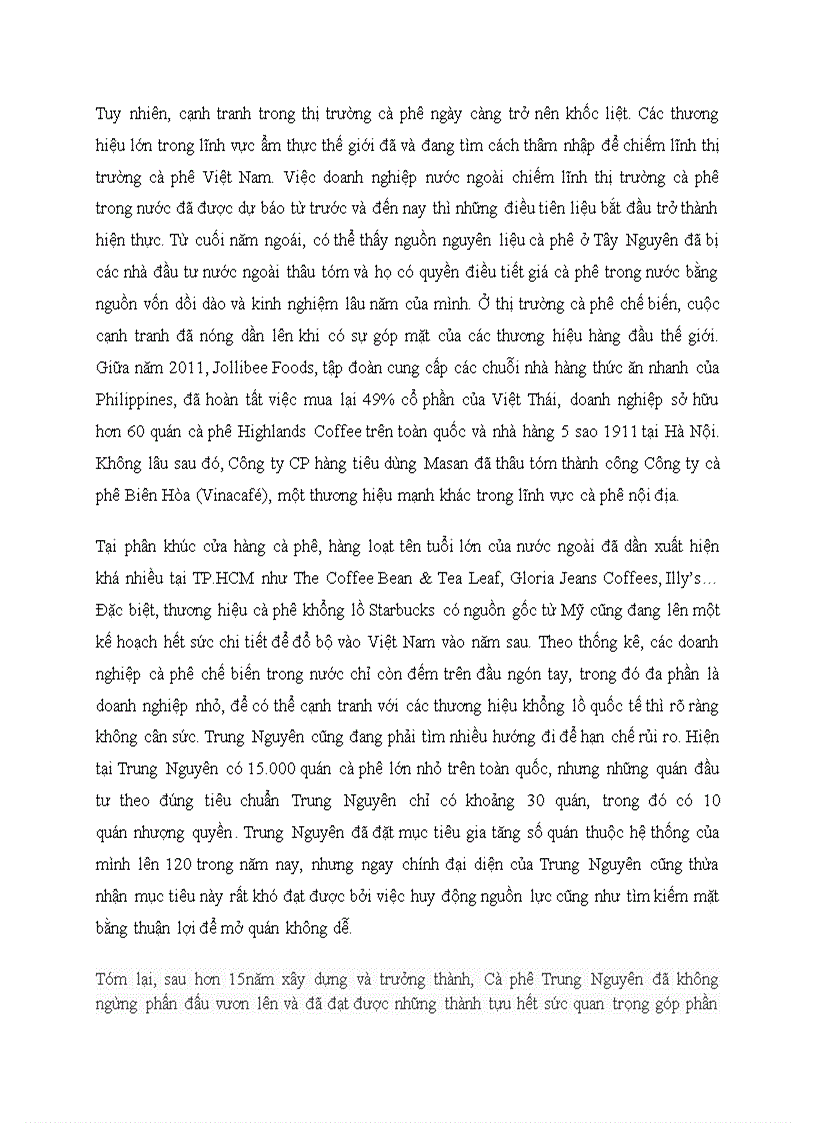 image for page Chiến lược marketing mix của công ty cà phê trung nguyên