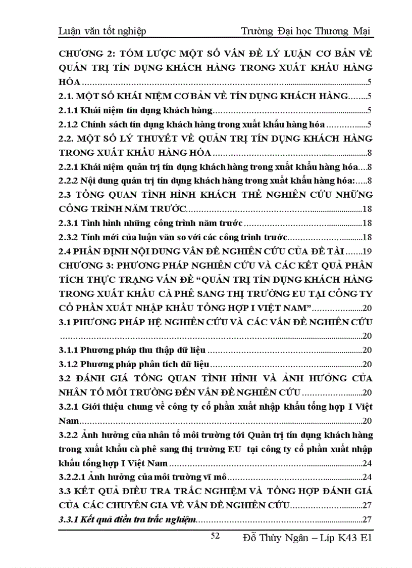 image for page Quản trị tín dụng khách hàng trong xuất khẩu cà phê sang thị trường eu tại công ty cổ phần xuất nhập khẩu tổng hợp i việt nam