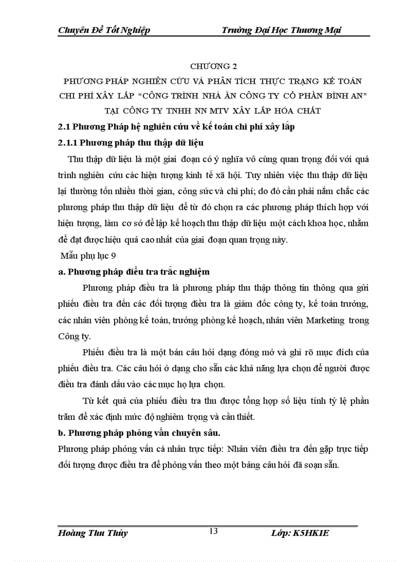 image for page Đề tài Kế toán chi phí xây lắp công trình Nhà Ăn công ty Cổ Phần Bình An tại công ty TNHH nhà nước một thành viên Xây Lắp Hoá Chất